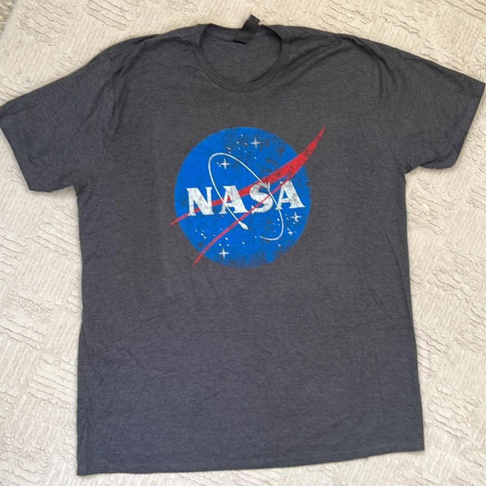 2XL NASA t-shirt grey, new condition